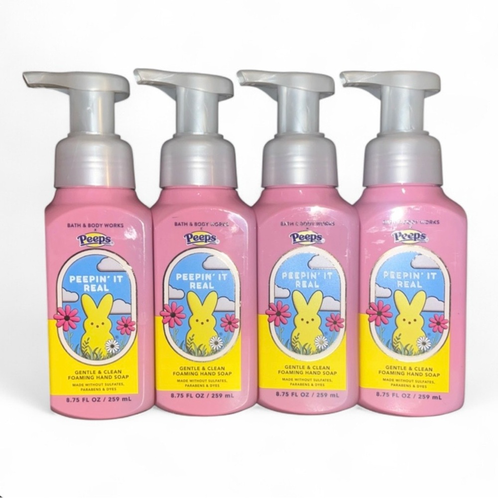 Bath & Body Works Pink Peeps Peepin' It Real Foaming Hand Soap - 4 Pack